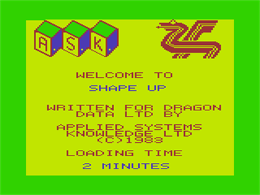 Shape-Up - Screenshot - Game Title Image