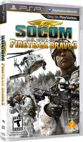 SOCOM: U.S. Navy SEALs: Fireteam Bravo 3 - Box - 3D Image