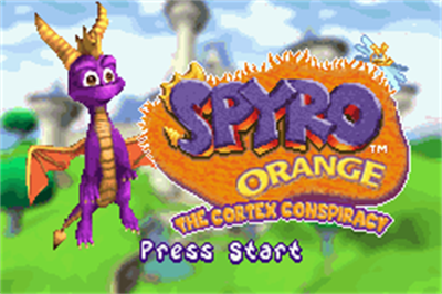 Spyro Orange: The Cortex Conspiracy - Screenshot - Game Title Image