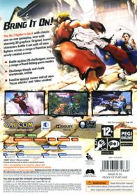 Street Fighter IV - Box - Back Image