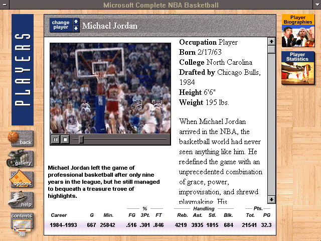 Microsoft Complete NBA Basketball Guide '94-'95