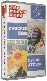 Chuckie Egg & Cylon Attack - Box - 3D Image