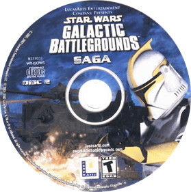 Star Wars Galactic Battlegrounds Saga - Disc Image