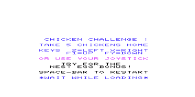 Chicken Challenge - Screenshot - Game Title Image