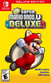 New Super Mario Bros. U Deluxe - Fanart - Box - Front Image