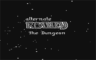Alternate Reality: The Dungeon - Screenshot - Game Title Image