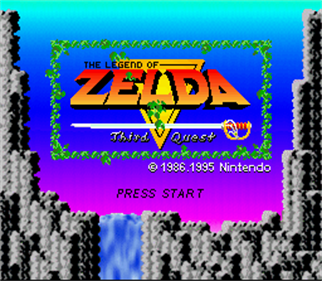 BS The Legend of Zelda: Third Quest - Screenshot - Game Title Image
