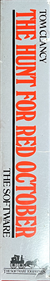 The Hunt for Red October - Box - Spine Image