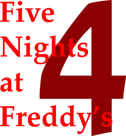 Five Nights at Freddy's 4 - Clear Logo Image