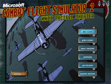 Microsoft Combat Flight Simulator 2: WW II Pacific Theater - Screenshot - Game Select Image