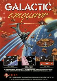 Galactic Conqueror - Advertisement Flyer - Front