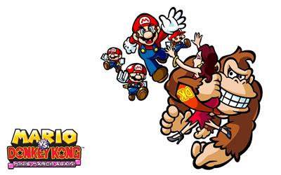 Mario vs. Donkey Kong: Minis March Again! - Fanart - Background Image