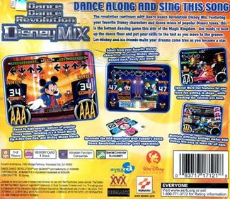 Dance Dance Revolution: Disney Mix - Box - Back Image