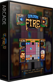 Golden Fire II - Box - 3D Image