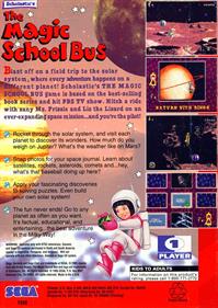 The Magic School Bus: Space Exploration Game - Box - Back Image