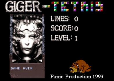 Giger-Tetris - Screenshot - Game Title Image