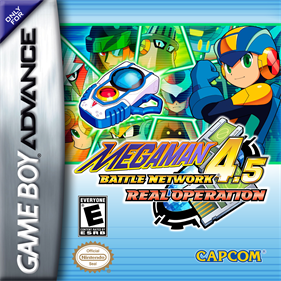 Mega Man Battle Network 4.5 Real Operation - Fanart - Box - Front Image