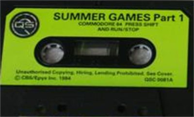 Summer Games - Cart - Front Image