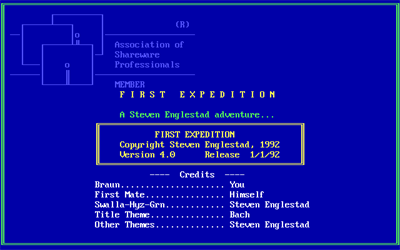 First Expedition - Screenshot - Game Title Image