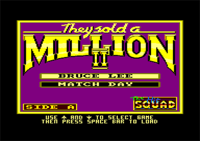 They Sold a Million II - Screenshot - Game Select Image