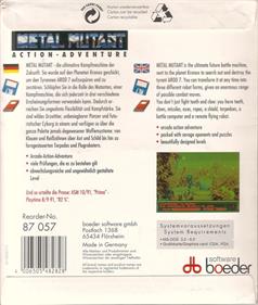 Metal Mutant - Box - Back Image