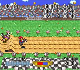 Excitebike: Bun Bun Mario Battle Stadium - Screenshot - Gameplay Image