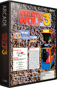Operation Wolf 3 - Box - 3D Image