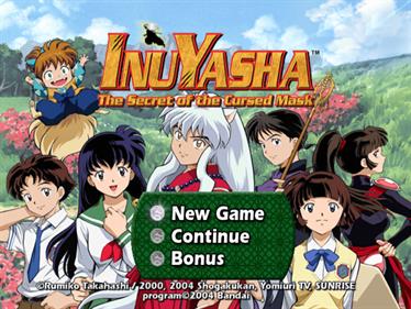 InuYasha: The Secret of the Cursed Mask - Screenshot - Game Select Image