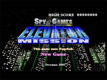 Spy Games: Elevator Mission - Screenshot - Game Title Image