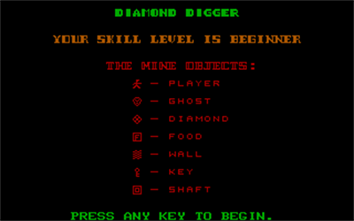 Diamond Digger - Screenshot - Game Title Image