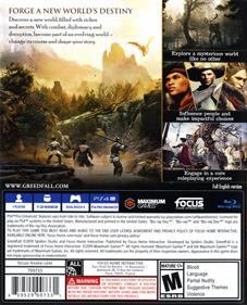 GreedFall - Box - Back Image