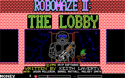 RoboMaze II: The Lobby - Screenshot - Game Title Image