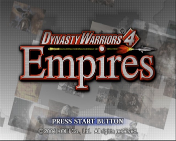 Dynasty Warriors 4: Empires - Screenshot - Game Title Image