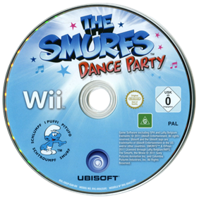 The Smurfs: Dance Party - Disc Image