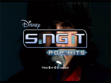 Disney Sing It: Pop Hits - Screenshot - Game Title