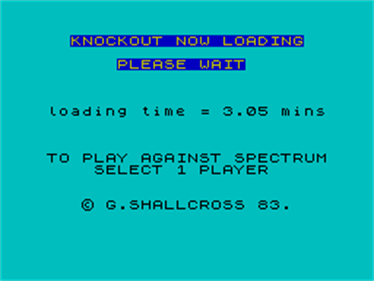 Knockout - Screenshot - Game Title Image