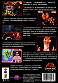 Jurassic Park Interactive - Box - Back Image