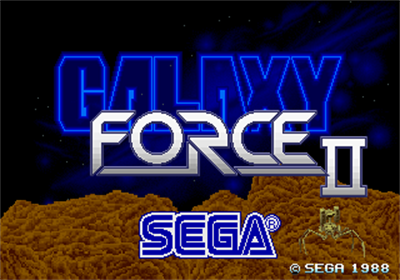 Galaxy Force II - Screenshot - Game Title Image