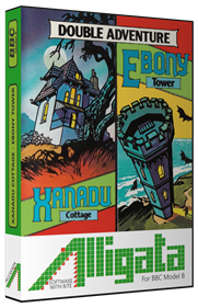 Double Adventure: Xanadu Cottage and Ebony Tower - Box - 3D Image