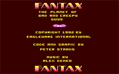 Fantax - Screenshot - Game Title Image