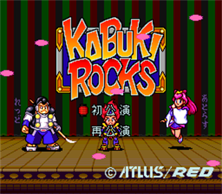 Kabuki Rocks - Screenshot - Game Title Image