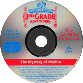 The ClueFinders 3rd Grade Adventures: The Mystery of Mathra - Disc Image