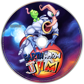 Earthworm Jim - Fanart - Disc Image