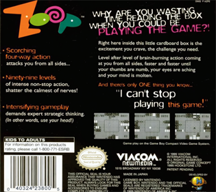 Zoop - Box - Back Image