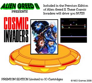 Cosmic Invaders - Advertisement Flyer - Front Image