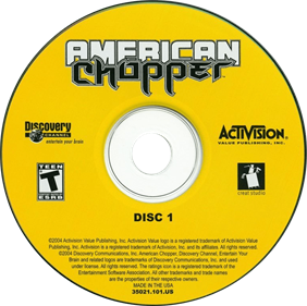 American Chopper - Disc Image