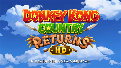 Donkey Kong Country Returns HD - Screenshot - Game Title Image