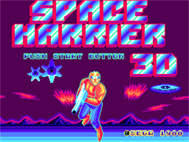 Space Harrier 3-D - Screenshot - Game Title Image