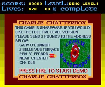 Charlie Chatterbox - Screenshot - Game Title Image