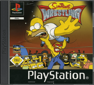 The Simpsons Wrestling - Box - Front - Reconstructed Image